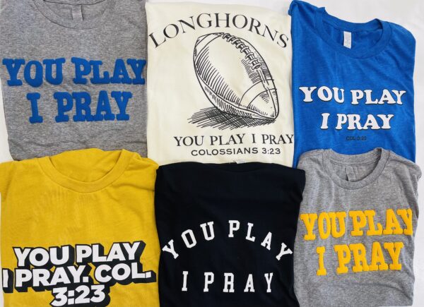 YPIP Custom Vintage Football Tee- Color Options - Image 2