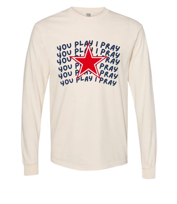 Stars Cream Tee - Short or Long Sleeve