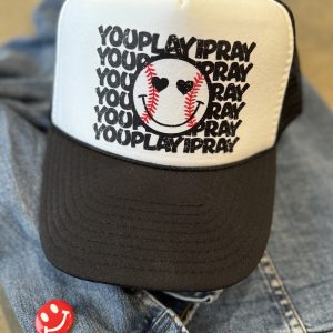 Smiley Face Trucker Hat - Choose your sport