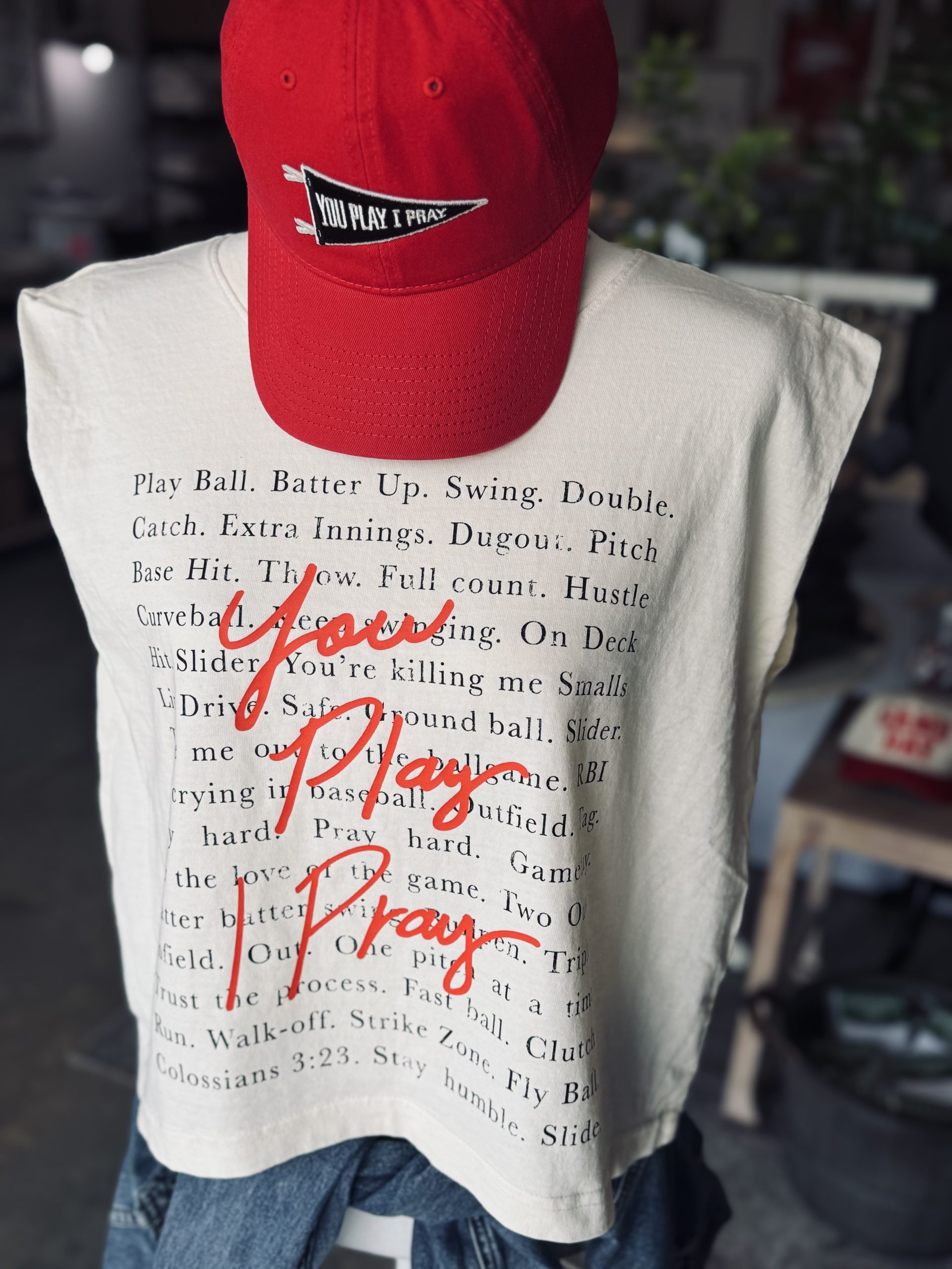 Baseball Banter Muscle Tee - color choice - Image 3