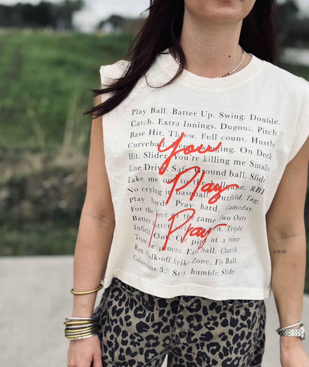 Baseball Banter Muscle Tee - color choice