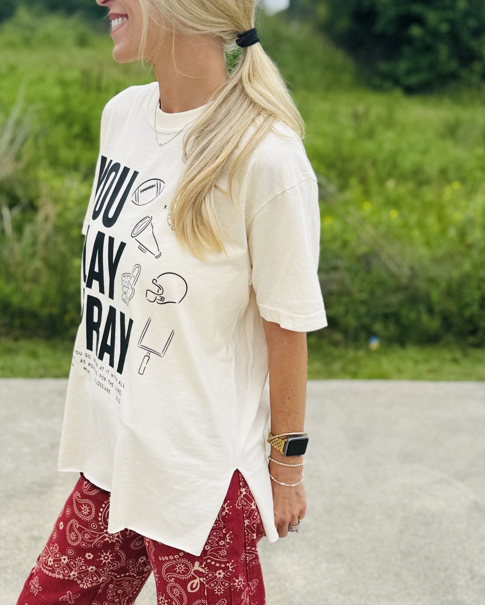 Football Mom Icons Tee - Color Options - Image 5